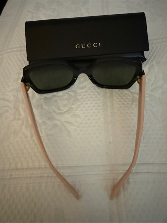 Gucci Black Oversized Square Women\'s Sunglasses